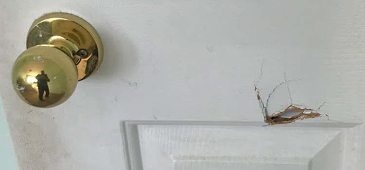interior door hole repair Calistoga